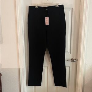Quince Black Ponte stretch pants